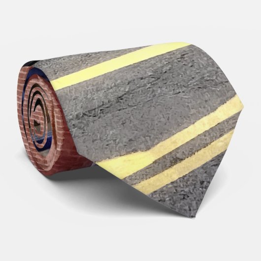 パトカーのライン ネクタイ (ロール)