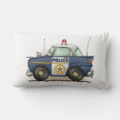 パトカーの警察のCrusierの警察官車 ランバークッション (裏面)