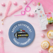 パトカーの退職パーティー ペーパープレート (パーティー)