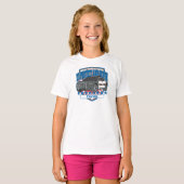 パトカーを保護し、役立つフロリダ Tシャツ (正面フル)