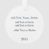 パトカーオーナメント オーナメント (裏面)