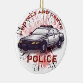 パトカーオーナメント セラミックオーナメント (右)