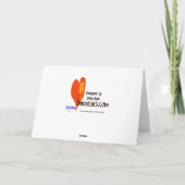 パトカー及び木のクリスマスカード シーズンカード (裏面)