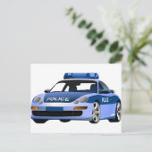 パトカー市の州がパトロール保護ハイウェイを務める ポストカード (スタンド正面)