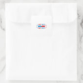 パトカー救急車の消防車 スクエアシール (バッグ)