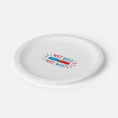 パトカー救急車消防車 ペーパープレート (アングル)