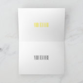 パトカー漫画イラストレーション カード (内部)