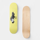 パトカー漫画イラストレーション スケートボード (正面)