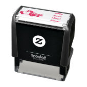 パトカー漫画イラストレーション セルフインキングスタンプ (商品)