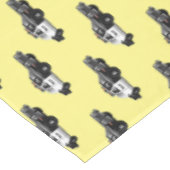 パトカー漫画イラストレーション テーブルクロス (アングル)