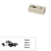 パトカー漫画イラストレーション ラバースタンプ (押印)