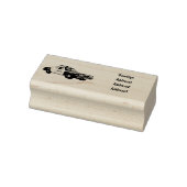 パトカー漫画イラストレーション ラバースタンプ (スタンプ)