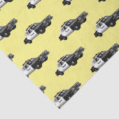 パトカー漫画イラストレーション 薄葉紙 (詳細)