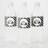 パトカー誕生日パーティー ペットボトルラベル (ボトル)