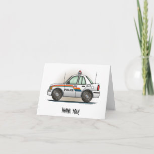 パトカー・クルーザー サンキューカード