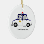 パトカー セラミックオーナメント (右)