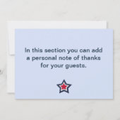 パトカー/パトカーのヒーローサンキューカード サンキューカード (裏面)