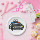 パトカー ペーパープレート (パーティー)