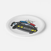 パトカー ペーパープレート (アングル)