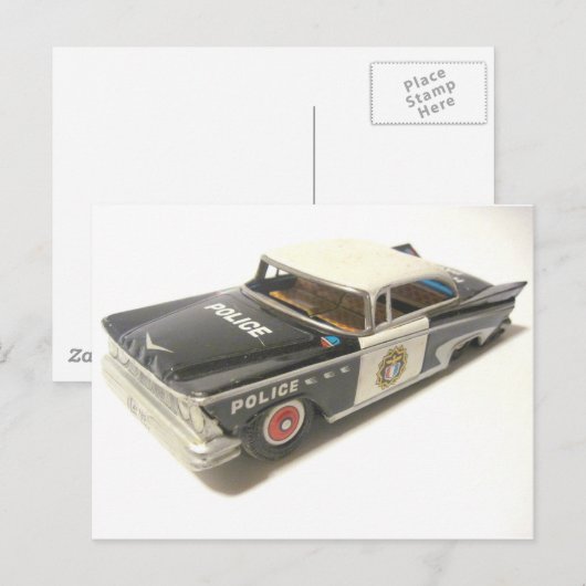 パトカー ポストカード (正面/裏面)