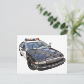 パトカー ポストカード (スタンド正面)