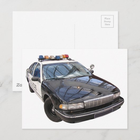 パトカー ポストカード (正面/裏面)