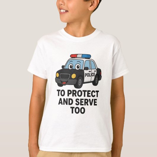 パトカー Tシャツ (正面)