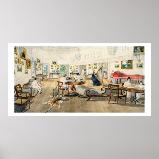 パトナにあるアーティストの家の夏の部屋 ポスター (正面)