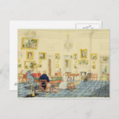 パトナのアーティストハウスの冬の部屋 ポストカード (正面/裏面)