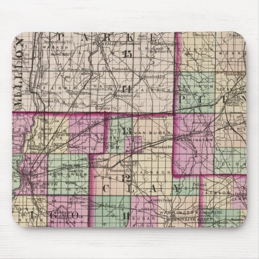 パトナム郡·ヴィゴ郡 マウスパッド (正面)