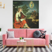 パトモスの伝道者の聖ヨハネの幻 キャンバスプリント (インサイチュ (リビング))