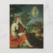 パトモスの伝道者の聖ヨハネの幻 ポストカード (正面)