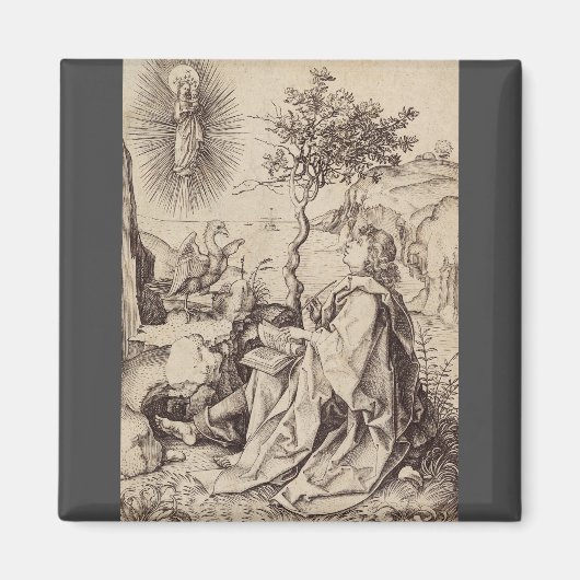 パトモスの伝道者の聖ヨハネ マグネット (正面)