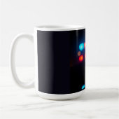 パトライト - 点滅する緊急夜間デザイン コーヒーマグカップ (左)