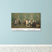 パトリオットのコーヒーハウス キャンバスプリント (インサイチュ (ウッドフロア))