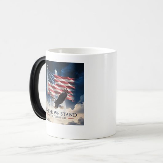 パトリオットの日(9月11日の記念日) モーフィングマグカップ (正面左)