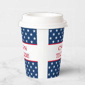 パトリオットカスタム紙カップアメリカ星旗 紙コップ (右)