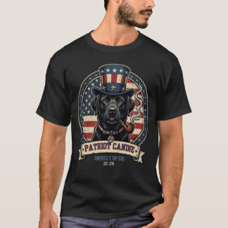 パトリオットキャナイン アメリカズトップドッグ ヴィンテージ ブラックL Tシャツ