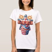 パトリオットギンガムアート Tシャツ (正面)