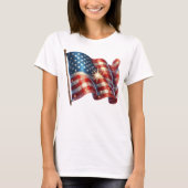 パトリオットギンガムアート Tシャツ (正面)
