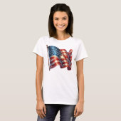 パトリオットギンガムアート Tシャツ (正面フル)