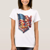 パトリオットギンガムアート Tシャツ (正面)