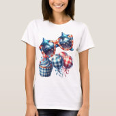 パトリオットギンガムアート Tシャツ (正面)