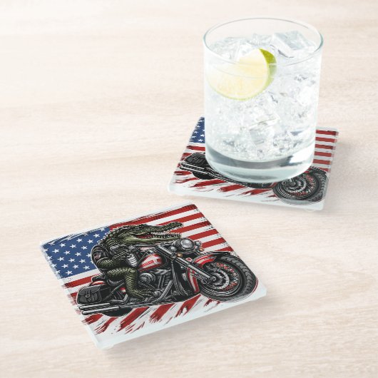 パトリオットゲーター ガラスコースター (アングル)