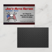 パトリオットスカル自動車自動整備士修理サービス 名刺 (正面/裏面)