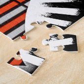 パトリオットハート米国国旗 ジグソーパズル (側面)