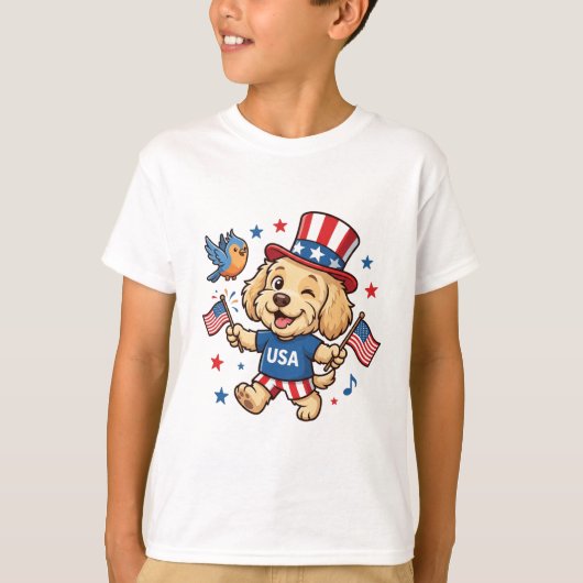 パトリオットパピー アメリカ独立記念日 Tシャツ (正面)