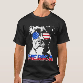 パトリオットピットブルメリカティシャツ Tシャツ