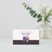 パトリオットルーフィングシングル建築会社 名刺 (スタンド正面)