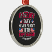 パトリオット忘れデー9 11 メタルオーナメント (右)